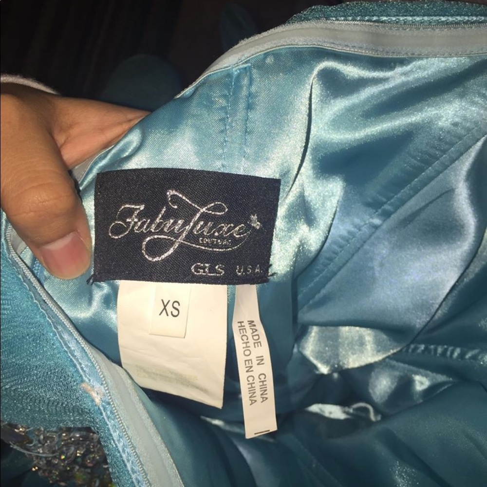 Blue Short Cocktail Prom Dress